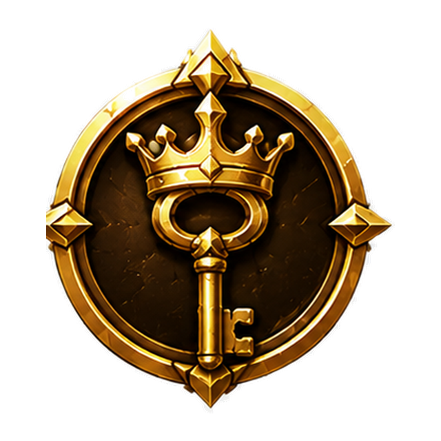 Gold rank badge